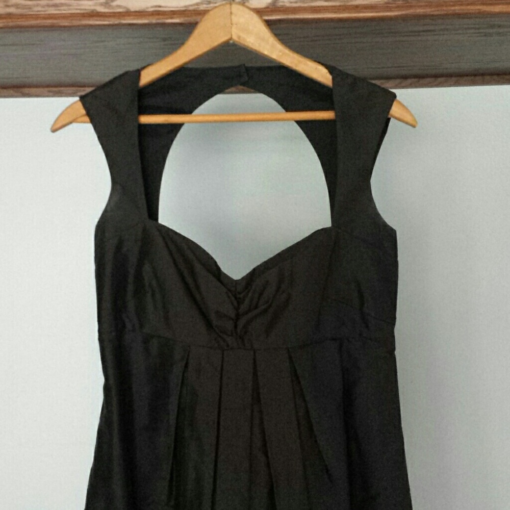 Key hole, little black dress.